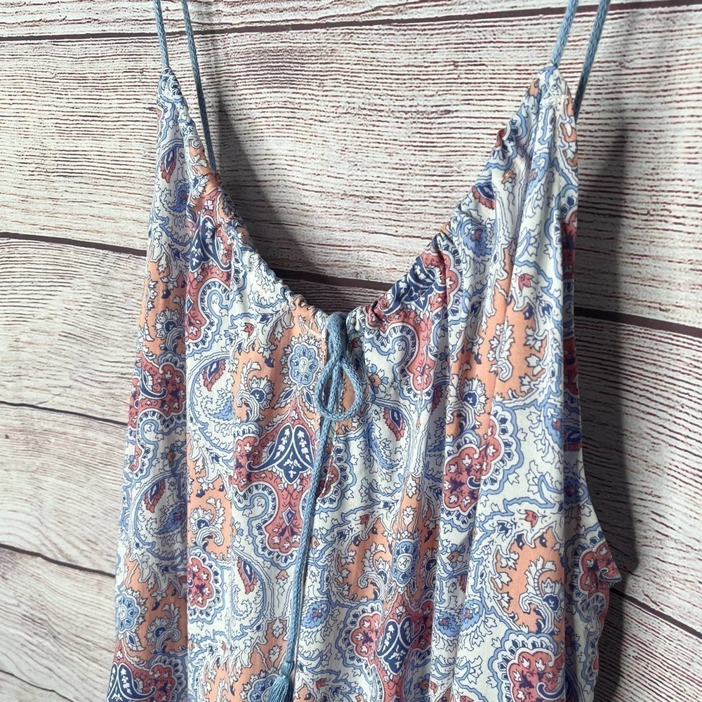 Victoria's Secret Paisley Boho Lounge Pajama Cami Camisole Top Large New - Picture 5 of 11